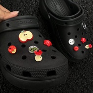Taiwan Ready Stock Japan Xiaohongshu Same Style Girl Heart diy Detachable Hole Shoes Flower Bite App