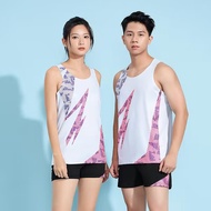 Competition Track and Field Training Suit Fitness Sportswear Track and Field Suit Male Female Studen