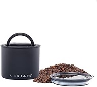 Airscape Coffee and Food Storage Canister - Patented Airtight Lid Preserve Food Freshness, Stainless