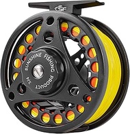 SF SF-001 Large Arbor Fly Fishing Reel with Aluminum Alloy Body 3/4wt 5/6wt 7/8wt Die Cast Pre-Loade