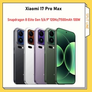Xiaomi 17 Pro Max Snapdragon 8 Elite Gen 5 6.9" AMOLED 120Hz 7500mAh 100W Xiaomi HyperOS 3 IP68