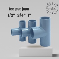 Jaya PVC Pipe Tee 1/2",3/4",1" PVC Pipe Connection