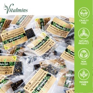 Rawdiance Glycerin Charcoal Nano Gold Bar Soap With Bamboo Salt Samples 12gram x 10 packs
