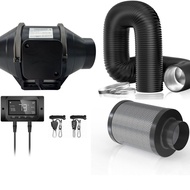 13cm Certification// ROHSETL Set CE Smart Inch Fan FCCAC100-240V6 Carbon Tank/Filter Pipe IHAX