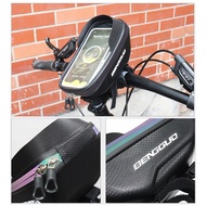 Bike Phone Holder Mount EVA Bag Bicycle Frame Handlebar Bag Waterproof