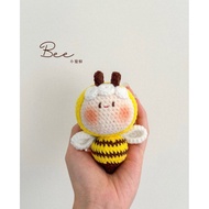 BEE CROCHET KEYCHAIN | AMIGURUMI CROCHET KEYCHAIN