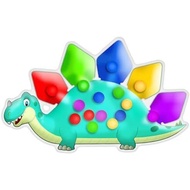 Christmas Stocking Stuffer Gift for Toddler Grandkid Dinosaur Color Sorting Sensory Toy Fine Motor G