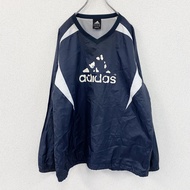 adidas套頭衫，藏藍色，O碼，古著。