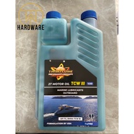 1L Tribolube 2T Outboard Engine Oil | TCW-3 Marine Lubricants Outboard Engine Oil | Minyak Enjin 2T 