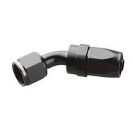 AN4 AN6 AN8 AN10 AN12 AN16 AN20 45 Degree Swivel Oil Fuel Line Hose End Fitting Adapter Aluminum