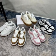 ALO Classic black and white sneakers, thick-soled height-increasing running shoes, versatile and fas