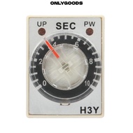 ONLYGOODS Time Relay, 8Pin AC 220V Delay Timer Relay, Delay Control H3Y-2 10s H3Y-2 Timer Relay Timi