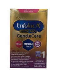 ( 1 กล่อง = ปริมาณ 160 กรัม) นมผง Enfalac A+ mindpro gentle care สูตร1 (แรกเกิด-1ปี)