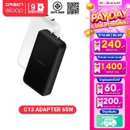 [แจกโค้ด 25-30 เม.ย.]  Eloop C13 GaN หัวชาร์จเร็ว 2 พอร์ต PD 65W QC 3.0 Apapter อแดปเตอร์ หัวชาร์จ Type C Notebook Laptop มือถือ สมาร์ทโฟน Samsung Huawei