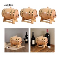 [Zxpjkyu] SiaBiced Oak Wine Barrel with Stand Retro Storage Container Port Keg Wood Wine Barrel for