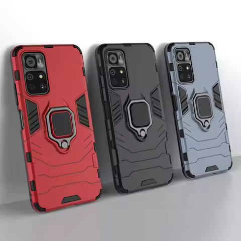 For Cover Xiaomi Redmi Note 11S 5G Case Redmi Note 11S 11 Pro Plus 5G Capas Magnetic Ring Holder Cov