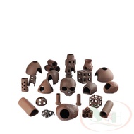 Ceramic cave toy for fish tank decoration pleco mouse shrimp and ornamental shrimp