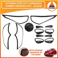 Hyundai EON 2012 2013- 2018 2019 2020 2021 2022 Model Garnish Cover Set Black/Chrome Hyundai EON Acc