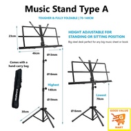 Good Lightweight Music Stand Holder Portable Folding Music Stand Adjustable Tripod Carry Bag Foldable Sheet Music Stand