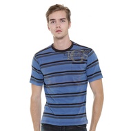LGS - T-shirt - Regular Fit - Stripe Tee - Blue/Gray - Classic Styles - CT.223.M1644.J.C.G