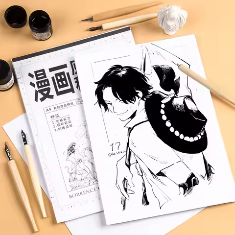 Master Comic Paper A4 120g Animation Design Manuscript Paper 30 Sheets Students Painting Practice Co