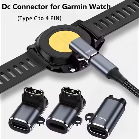 For Garmin Fenix 7 7X 5S 6 6X 6S PRO Type-C Charger Smartwatch Charger Adapter for Garmin Charging C