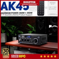 DIGITIK - ZUIDIDID Audio Amplifier Bluetooth Stereo USB 2.0 Channel with Remote - AK45