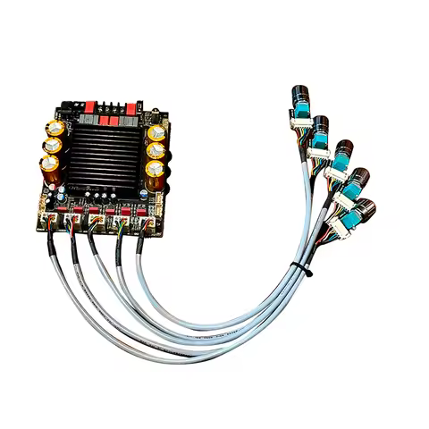ZK-SUB600 BT Amplifier Board 2.0+Channel Power 300W+300W+Subwoofer Extension DC 18-50V Tpa3255 Chip