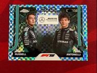 F1 Topps Chrome Duo George Russell / Antonelli Kimi /150 F1 card F1賽車卡