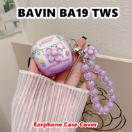 READY STOCK!For BAVIN BA19 TWS Case Casing Soft Silicone DIY Summer Patterns Earphone Case Cover