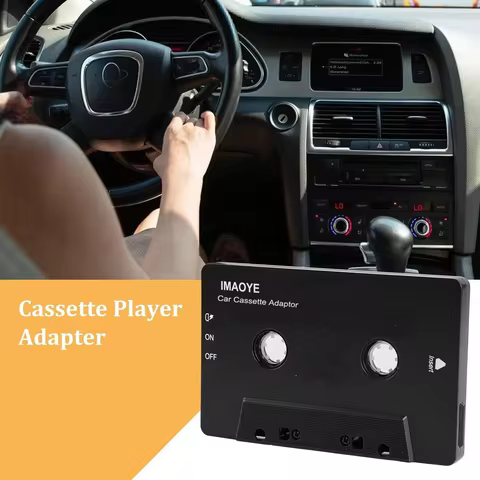 New cassette adapter car Bluetooth audio receiver, cassette player Bluetooth 5.0 cassette auxiliary 