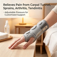 1Pcs Breathable Carpal Tunnel Wrist Support Splint (Works for Left or Right Hand) – Cushioned Arm Co