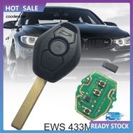 COOD 433MHz 3 Buttons Remote Car Key Fob with ID44 Chip for BMW E46 E39 3 5 7 Series