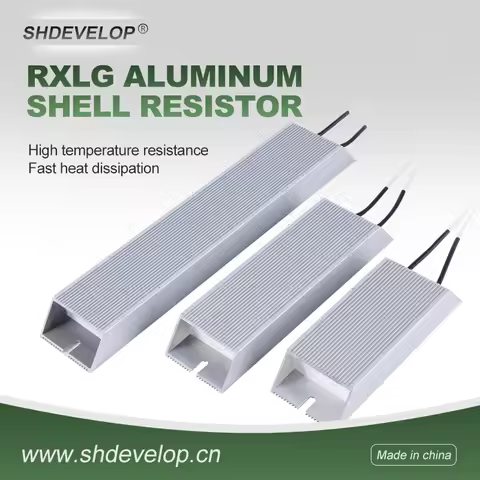 1Pcs Trapezoidal Aluminum Case Inverter Braking Resistor Rxlg-200W300W400W500W600W Servo Drive Brake