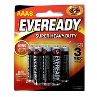 EVEREADY Super Heavy Duty AA/AAA battery 8pec  ( 8 Pcs )