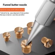 B. b.Best-Selling Concave Butter Nozzle Funnel Type Grease Nozzle Copper Grease Nozzle M6M8M10 002Z