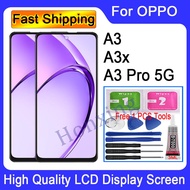 Original For OPPO A3 A3X 4G 5G A3 Pro 5G LCD Display Touch Screen Replacement