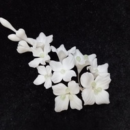 Handmade bridal clay flower hairpin, new model September 2026 Nha Xoai Shop
