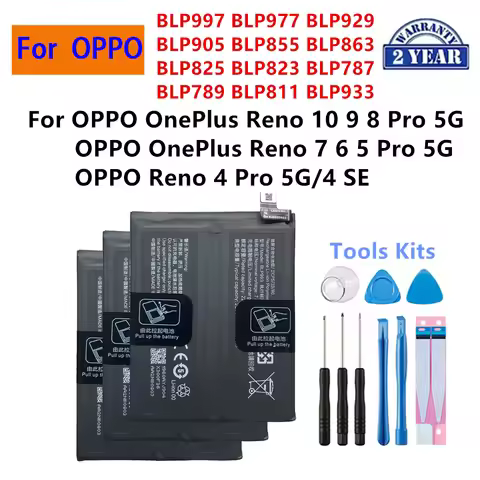 BLP997 BLP977 BLP929 BLP905 BLP855 BLP863 BLP825 BLP823 BLP787 BLP789 BLP811 Battery For OPPO OnePlu