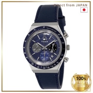 Timex Men’s Watch Q Timex TW2Y36100 Quartz 5ATM Blue Dial Stainless Steel