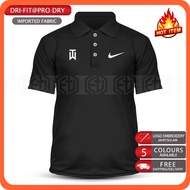 Dry Fit Tick ️ Golf TW Microfiber Polo T Shirt Tiger Wood Sports T-Shirt Shirts Baju Sulam Casual Pakaian Unisex Sale
