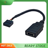[luxiang.th] USB 9PIN to TYPE-E Adapter Cable USB 9PIN to TYPE-E Cable USB Front Panel Adapter Cable