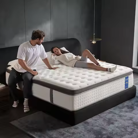 Queen Mattress,14 Inch Size Mattresses in a Box,Memory Foam Hybrid Mattress, Individual Pocket Sprin