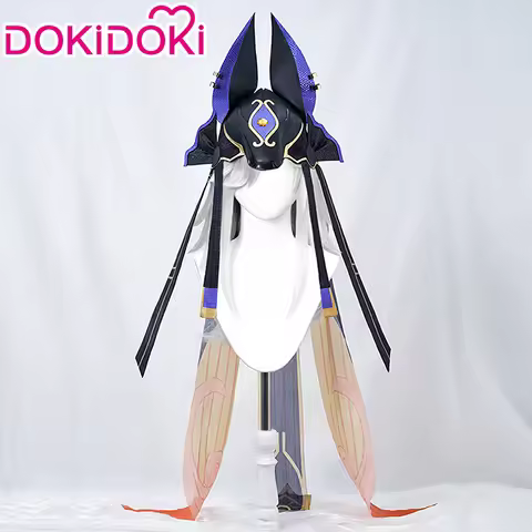 IN STOCK Cyno Cosplay Wig Game Genshin Impact DokiDoki Sumeru Cosplay Cyno Hat Wig Heat Resistant Sy