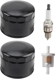 MOTOALL 49065-7007 Oil Filter with Fuel Filter FS691V FS651V 4 for Kawasaki FX600V FR691V FR730V FR6