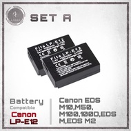 แบตกล้อง Canon LP-E12 สำหรับกล้อง Canon EOS M10 M50 M100 100D EOS M EOS M2