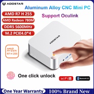 AOOSTAR AMD Ryzen 7 H 255 MINI PC DDR5 5600MHz Wifi6 BT5.2 Oculink M.2 PCIE4.0*4 Gaming PC