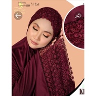 Telekung khadijah Lace by siti alizy Exclusive (Ready stok)