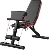 DHINGM Splitter Adjustable Weight Bench, Utility Weight Benches for Full Body Workout, Foldable Incline/Decline FID Bench Press for Home Gym