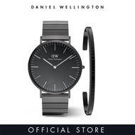 Daniel Wellington Gift Set - Classic 40mm Black Piano B Brushed Onyx + Classic Bracelet Black Large 